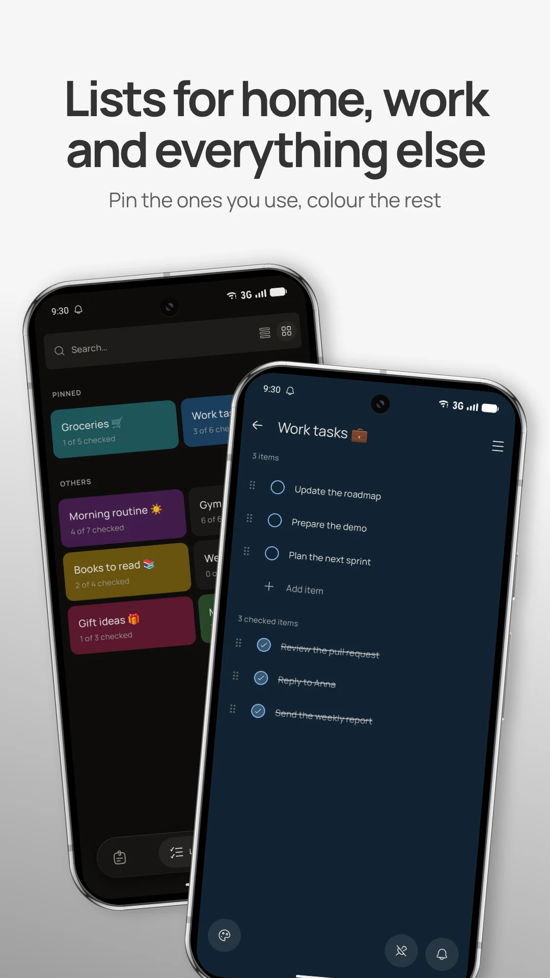 push note: notification notes screenshot