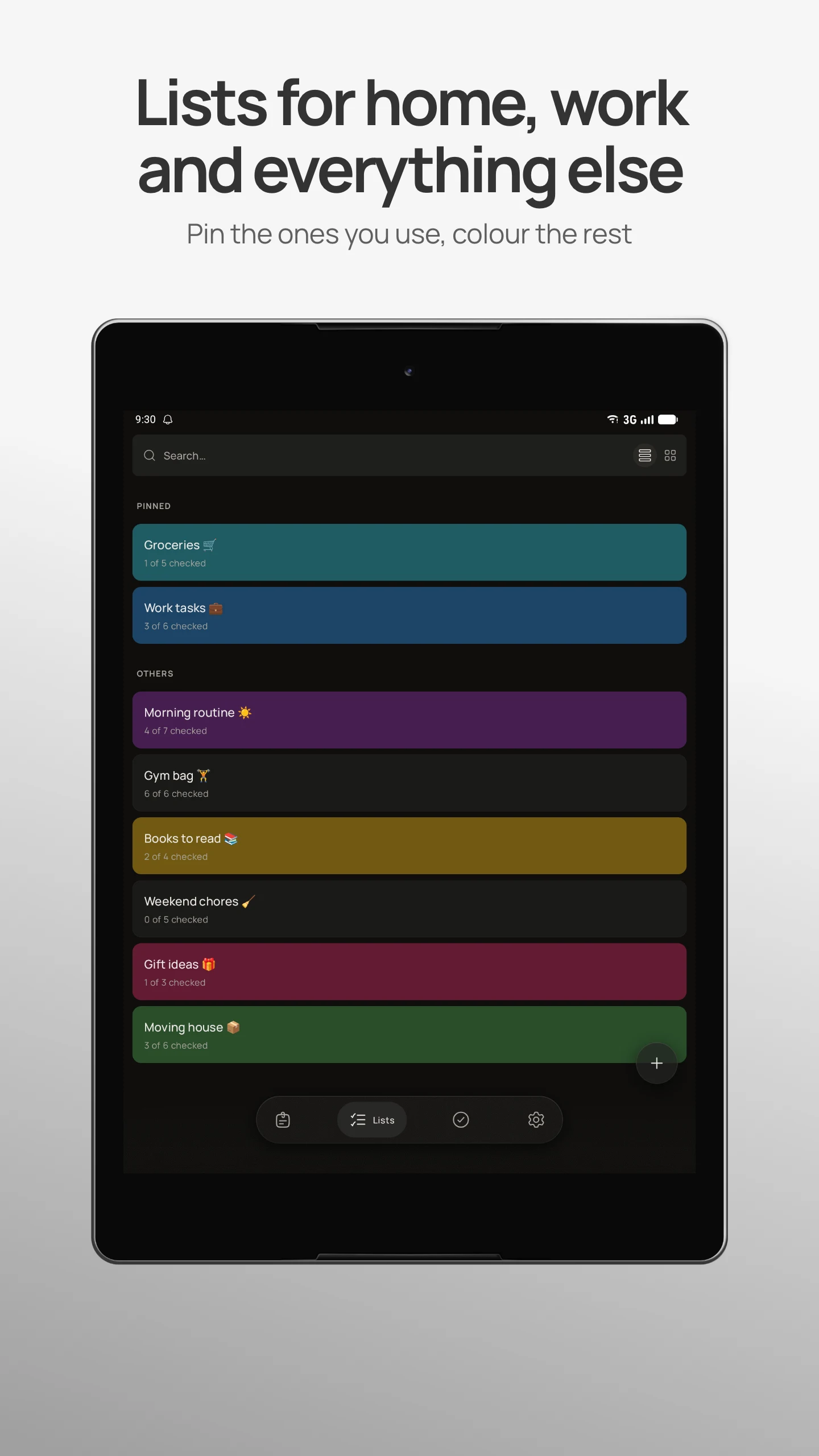 push note: notification notes screenshot